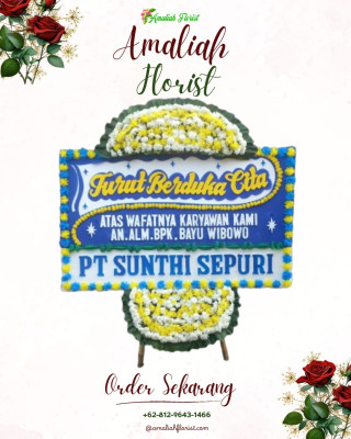 Papan Bunga Duka di Girikerto