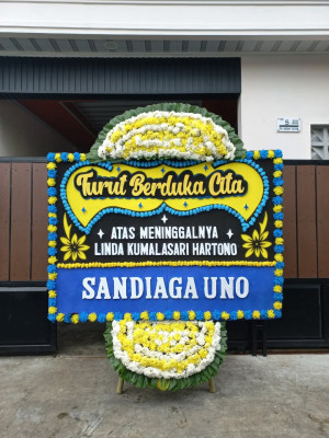 Papan Bunga Duka di Girikerto